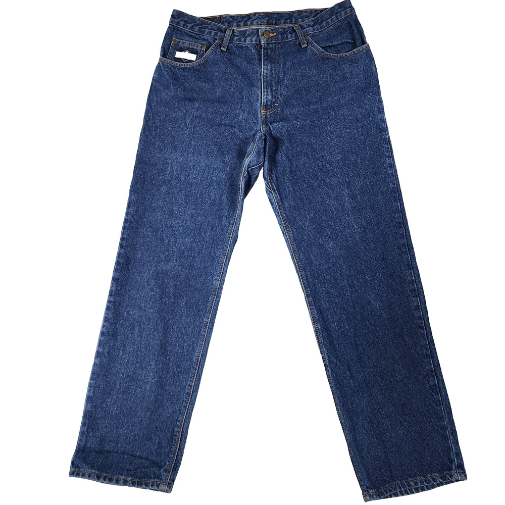 Diamond Gusset Jeans Mens 36x32 (Fit 35x31) Medium Wash Straight Leg Made in USA